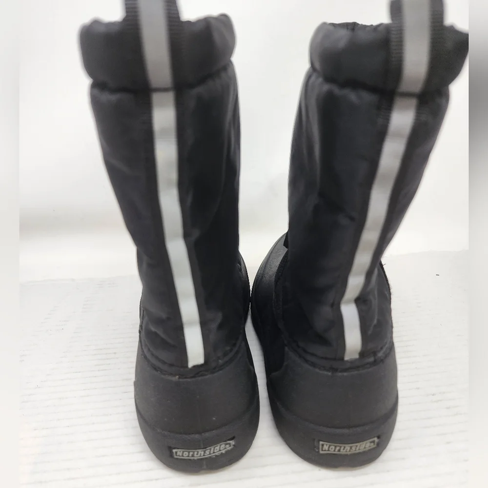 Northside Black Snow Boots Waterproof Winter Boots‎ Youth Size 4
